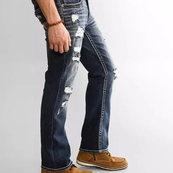 BKE Jake Boot Stretch Jean: 33x32 - Picture 7 of 11